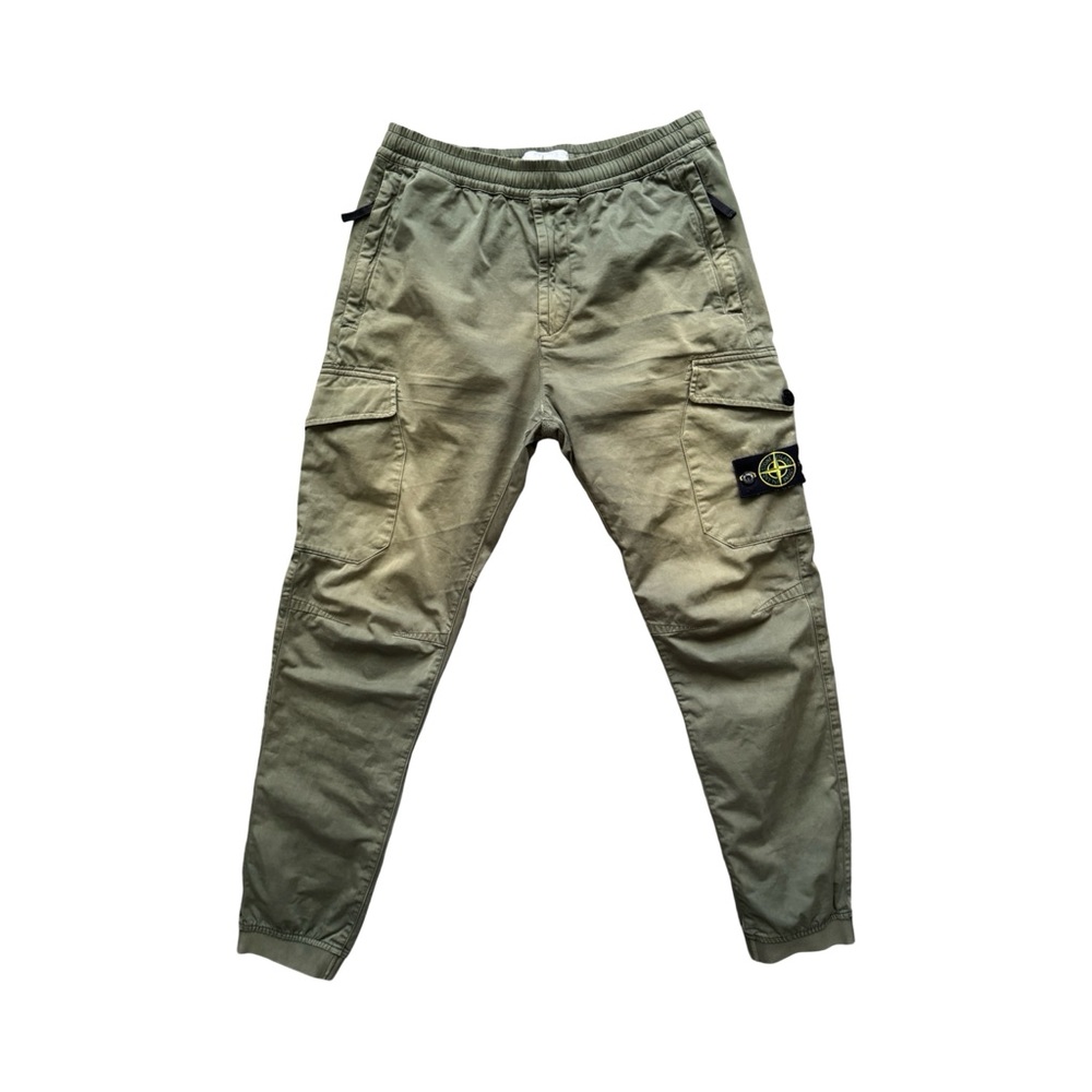 Stone Island Olive Cargo Pants